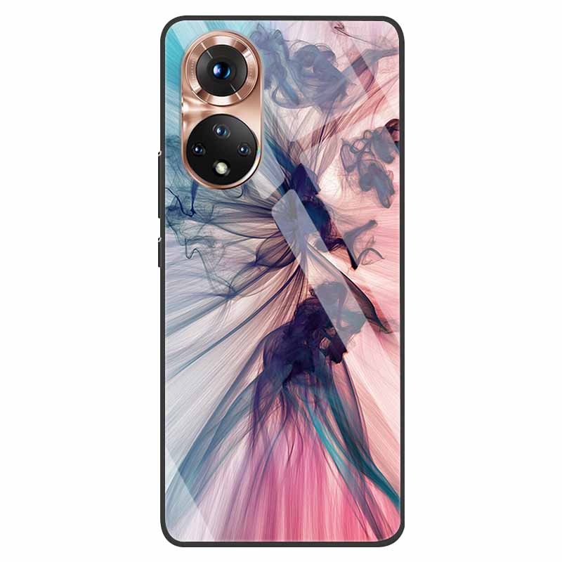 Luxury Case for Huawei Honor 50 Cover Tempered Glass Cover for Huawei Honor 50 Phone Case Honor50 6.57" Coque Bag Fashion Bumper