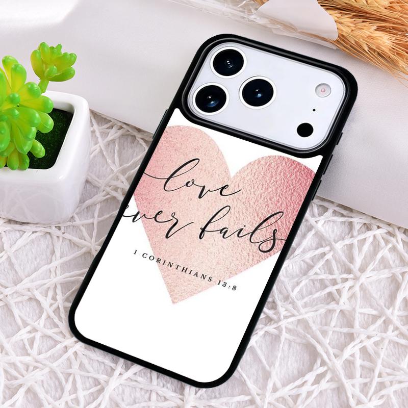 Christian Scripture Phone Case for iPhone 17 Air 16 15 11 12 14 13 Pro Max Shockproof Cover