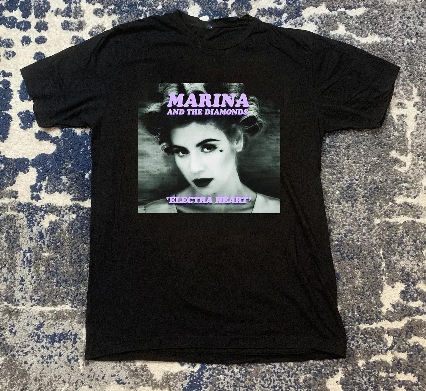 Marina And The Diamonds Electra Heart T Shirt Size S to 5XL L