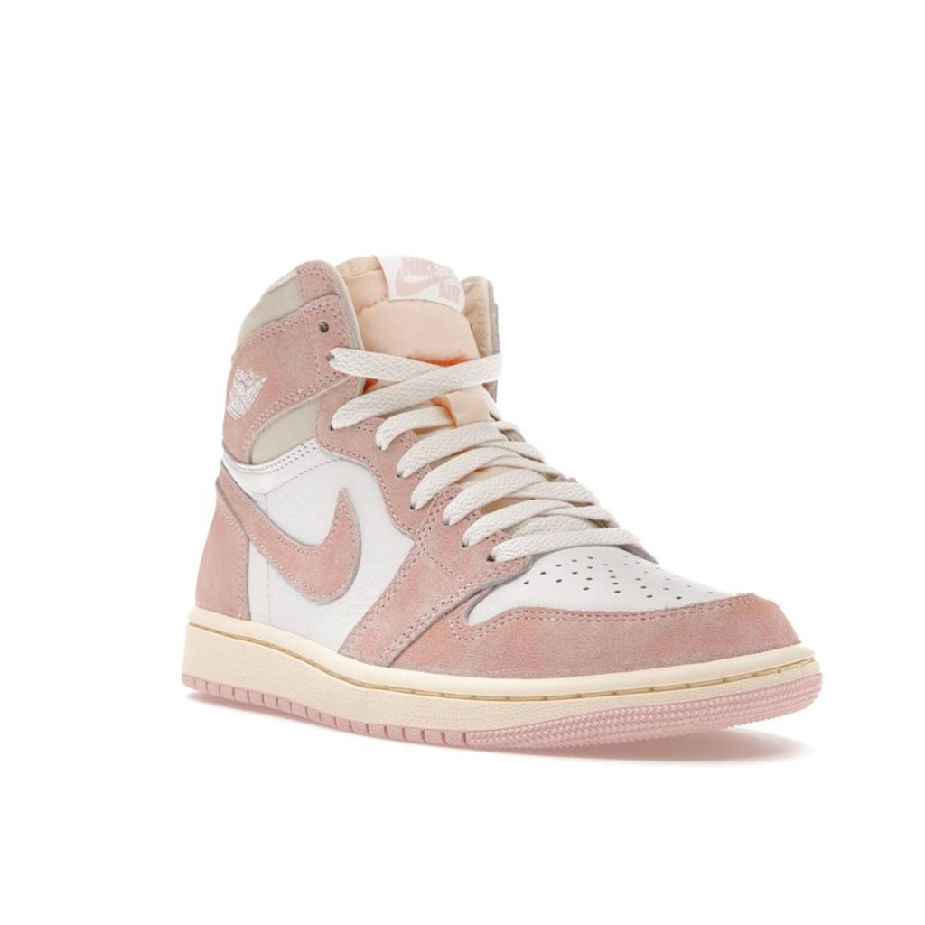 Air Jordan 1 Retro High OG Washed Pink Women Sneakers Atmosphere White Muslin FD2596-600