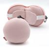 Portable 2 In 1 Neck Pillow Multifun Sleeping Mask Travel Eye Cover Flight Leg Rest Airplane Office Napping Sleeping Pillow