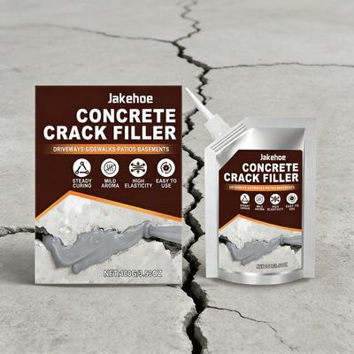 Concrete Crack Filler Self Leveling Sealant Waterproof Quick Dry Formula Indoor Outdoor Wall Floor Repair Leak Prevention
