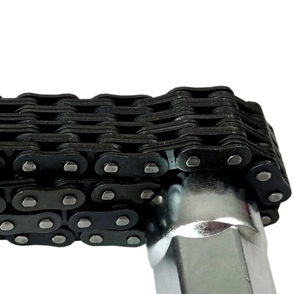 44/52 Joints Engine Oil Filter Wrench Double Chain Type Ratchet Chain Wrench  Motorcycle