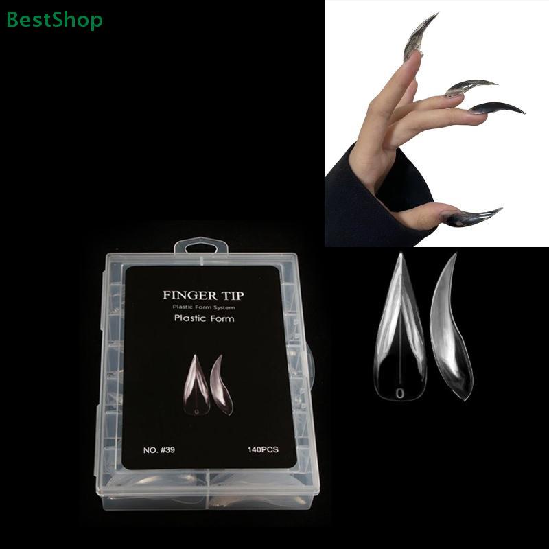 3D Katzenkralle Falsche Nagelspitzen Geformte Acrylnägel Vollabdeckungsformen Für Nagelverlängerung