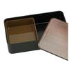 Tatsumiya GRAIN Lunch 30208 Single-Tier Box, Ebony, Large,
