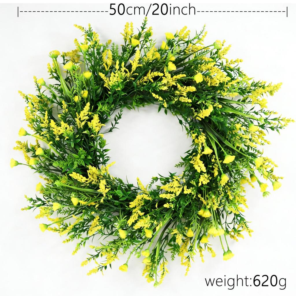 Kai Jin Lavender Letter Wreath for Indoor/Outdoor Door Decoration