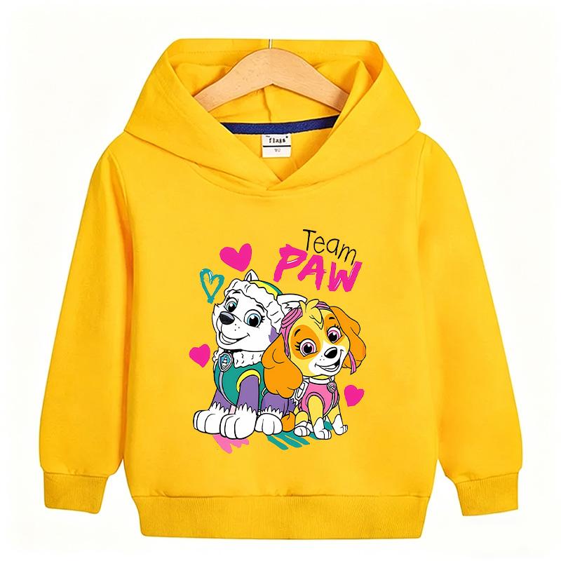 Skye girls hoodie pullover Cartoon Children Leisure hoodie toddled girls teen Spring Autumn 4 to14 y