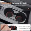 Auovo Cup Holder Ert Door Liners Compatible With Toyota Corolla Hatchback Accessories -2025 2026 Car Console Cup Holder Door Pocket Mats Pads For