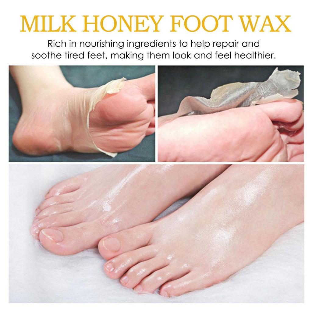 Hoygi Honey and Milk Peel-Off Hand and Foot Mask 150g Whitening Skin  Exfoliating Calluses Hand/foot Skin Treatment Cream Moisturizing Hand Wax