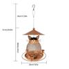 Squirrel-proof Bird Feeder Cute Bird Water Bowl Pet Supplies Parrot Feeding Station  Garden