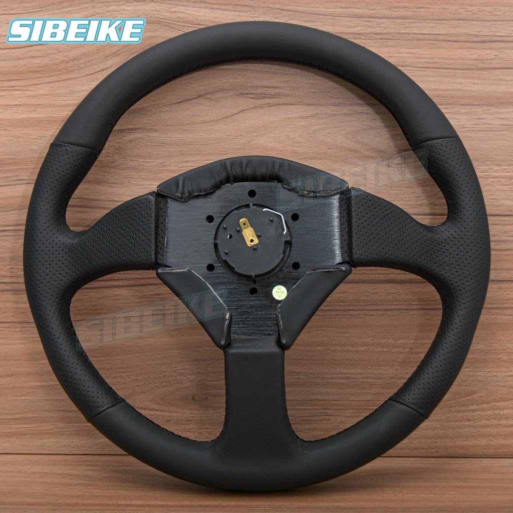 JDM Competition Leather Steering Wheel Universal 14inch Racing Sports Steering Wheel