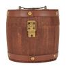 Retro For Tea Leaf Coffee Flour Beans Storage Box Antique Wooden Canister