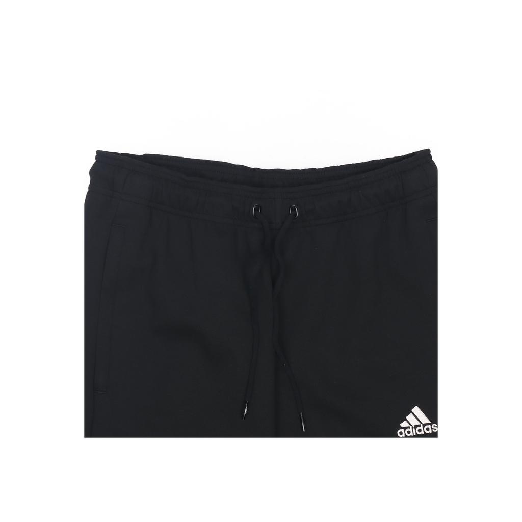 Adidas Logo Embroidered Cuffed Knit Track Pants Men Bottoms Black HB5083