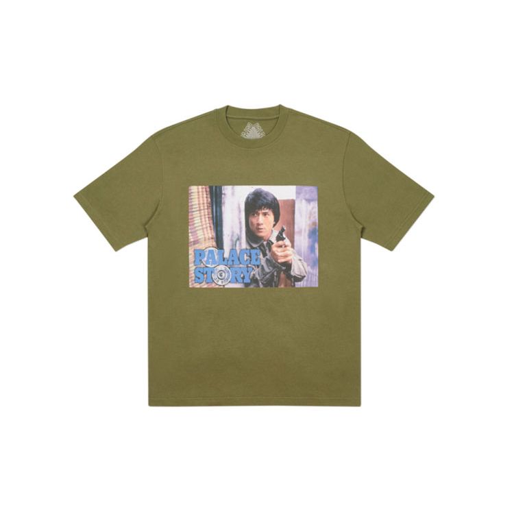 

Palace Футболка Police Story Joint Edition с принтом графики из фильма, унисекс, зеленый, PAL-FW20-266 S
