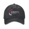 Charlie Kirk Turning Point USA Men Women Baseball Cap Rest In Peace Distressed Washed Hat  Outdoor Unstructured Soft Snapback