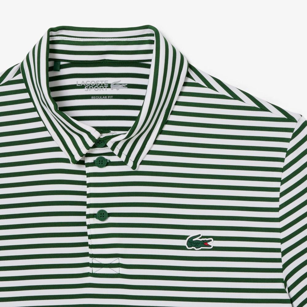 Lacoste Men's Golf Striped Short-Sleeve Polo Shirt DH7418-55N291