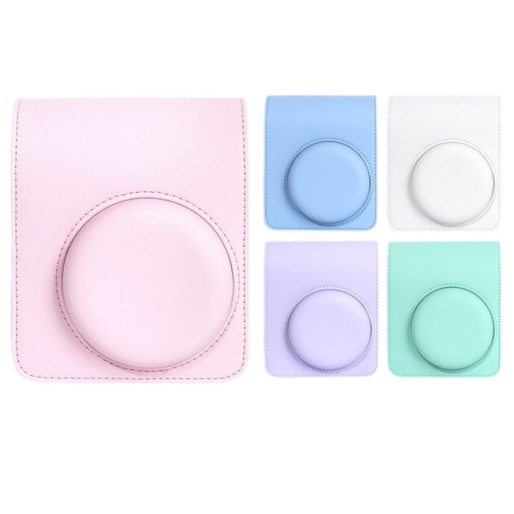 PU Leather Crossbody Storage Bag Protective Cover for Fujifilm Instax Mini 13 Travel