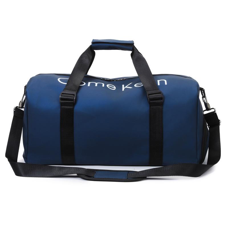 

Men s and Women s Sports Yoga Bags, Casual Commuting Hand-held Travel Bags, Dry and Wet Separation Training Bags with Pull-up Handles, Fitness Bags синий