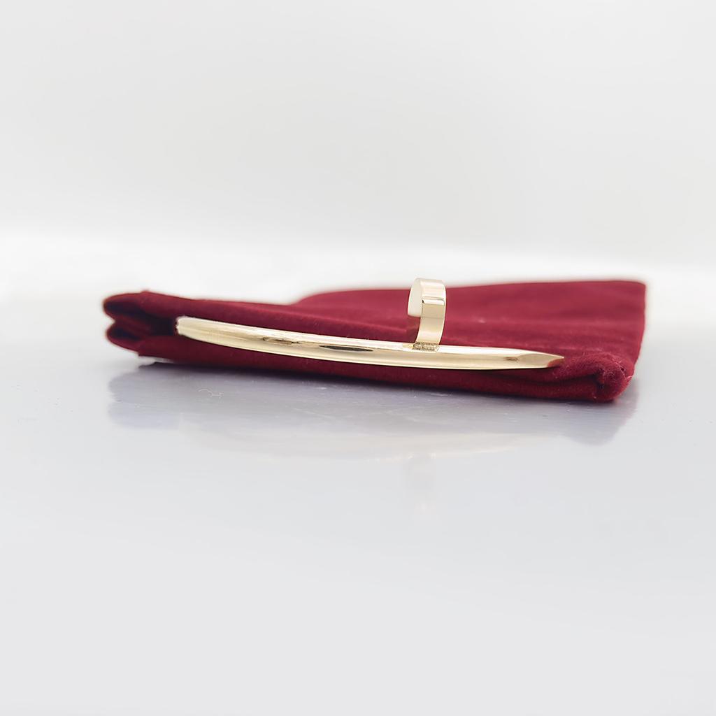 Diamant Armband Rose Gold Nagel Armband Damen Armband