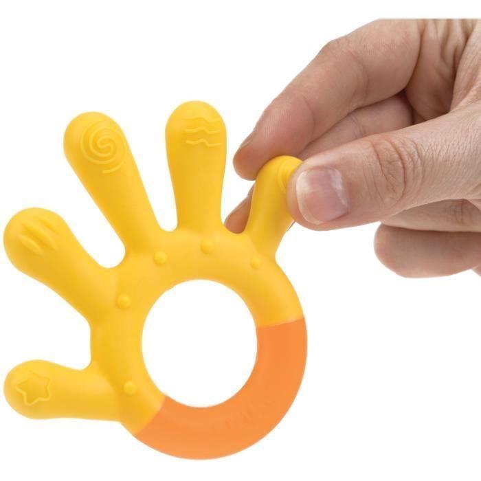 Lot de 3 anneaux de dentition - NUBY - Sans BPA - Dès 3 mois