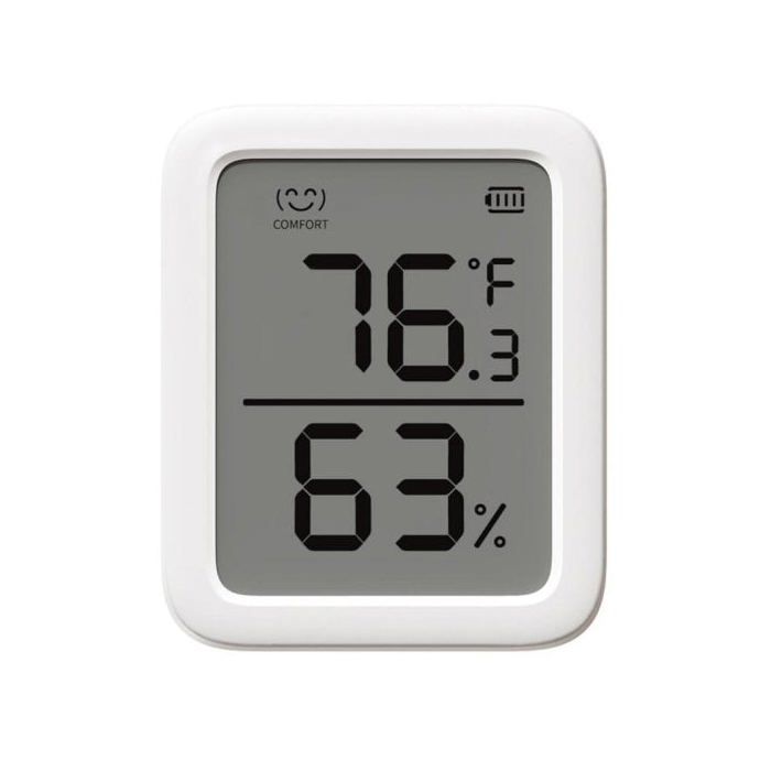 Hygromètre - SWITCHBOT - W2301500 - Précision suisse - Écran élargi - Mesure température/humidité