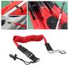 Elastic Paddle Leash Kayak Canoe Safety Fishing Rod Rowing Boats Coiled Lanyard Cord Tie Rope