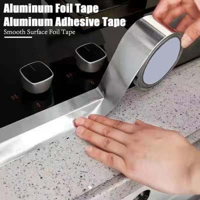 Ruban en aluminium 3 cm/5 cm de largeur, 20 m, résistant à la chaleur, à l'humidité, étanche, pour isolation, conduits, poêles, éviers, armoires