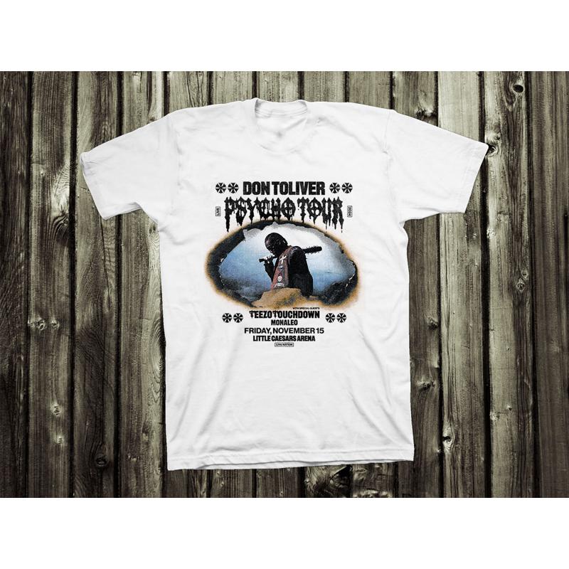 Don Toliver Psycho Tour 2024 T-Shirt Baumwolle