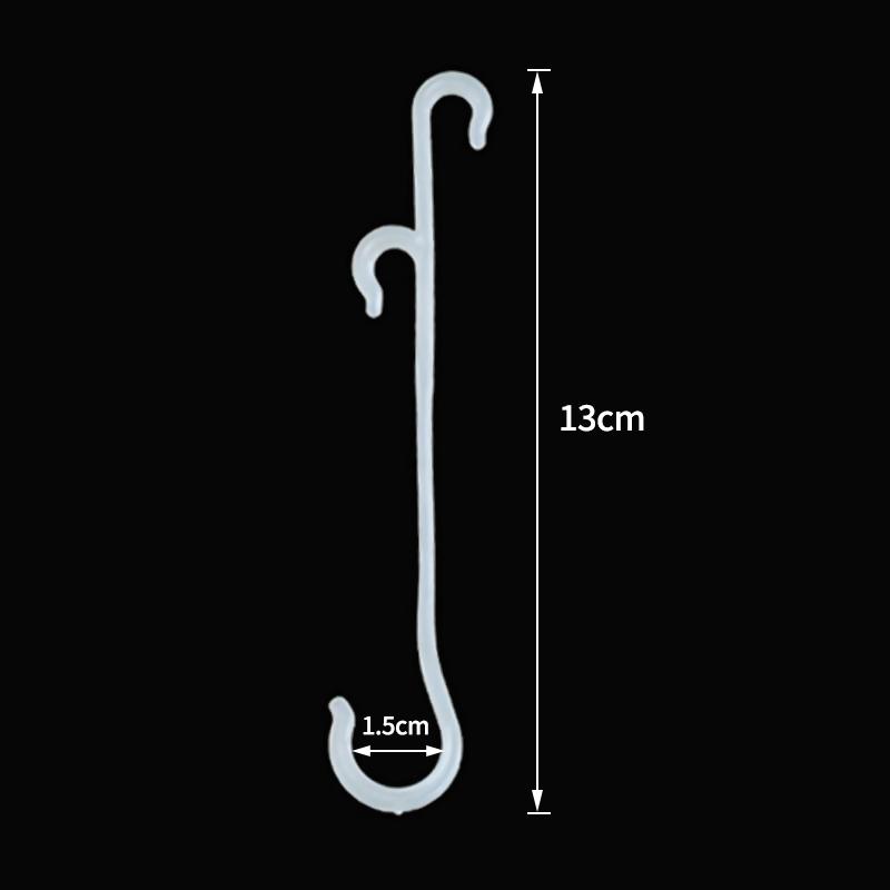 50pcs J Shaped Fruit Cherry Tomato Ear Hook Garden Vegetable Plant Grape Support Vines Fastener Clips Trellis Fixed Buckle Hook