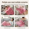 Electric Heated Shawl Blanket: 24-Hour Warmth for Office & Sofa, Washable