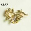 Durable Enamel Pin Brooch Coloring Three Chrysanthemums Design Zinc Alloy Lightweight Coats Suits Sweaters Dresses Badge Party Accessory Dress