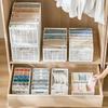 Wardrobe Storage Basket Set: Large-Capacity, Foldable, Four-Piece Organizer Box for Clothing