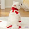Comfortable Plush Dog Jumpsuit Colorful Dog Four Legged Clothing Winter Pet Overalls  Indoor