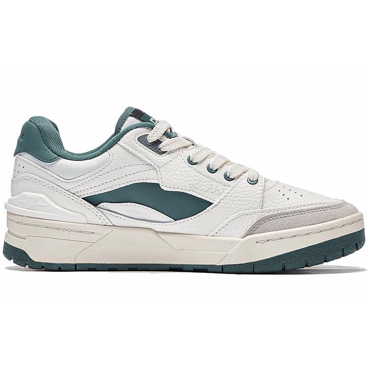 New LiNing RSR 101 Basketball Shoes Women's White Gray Green ABCS088-2