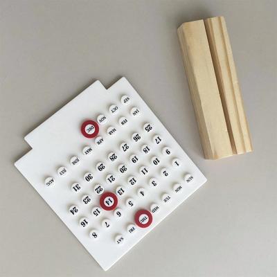 Calendar Mini DIY Desktop Calendar, Office Desktop Decoration, Holiday Decoration Calendar