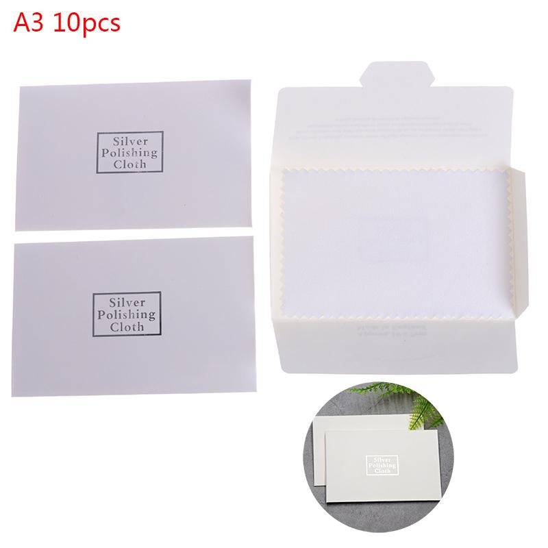

10Pcs Silver Polishing Cloth for Charms Bangle Necklace Suitable Silver Jewelry A3