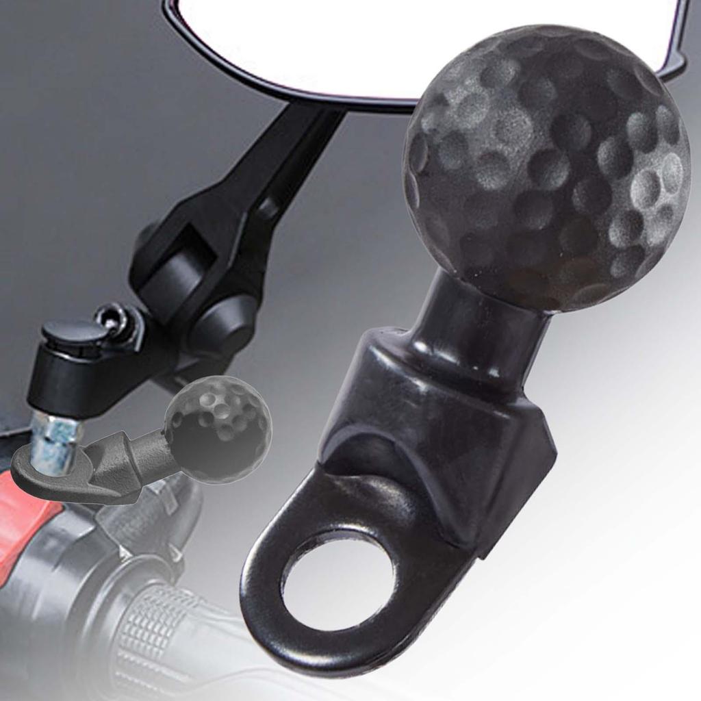 Angled Head Adapter Ball Shock Absorbing Alloy Ball Base U-Shaped Motorcycle Phone Holder Cycling Accessories for Bike