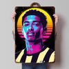 Jude Bellingham Retro Football Player Printed Poster Customized Wall Art Retro Vintage Metal Tin Signs for Room House Desk Decor