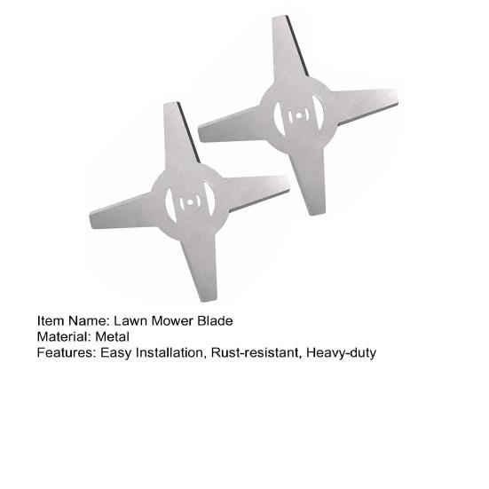 4-Teeth Lawn Mower Blade 150mm Grass Trimmer Blade Replacement Trimmer Head for Garden Lawn Weeding Daily Use