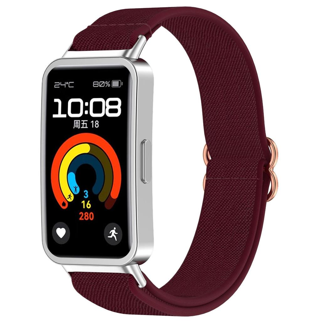 Nylonowy pleciony pasek Do Huawei band 10 9 8 NFC pasek Elastyczny pasek do zegarka Do Huawei band10 9 8 NFC akcesoria do osłony paska