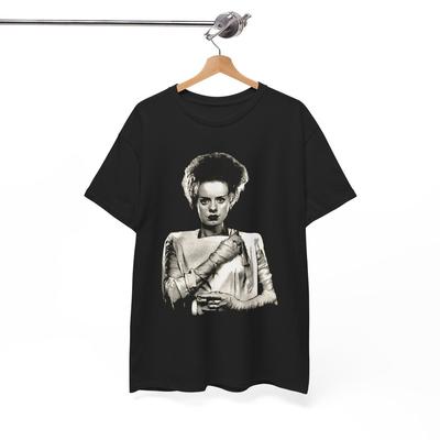 De Bruid van Frankenstein T-shirt Halloween Horror klassieker Film Unisex Tee Unisex T-shirt