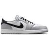 Air Jordan 1 Retro Low OG Barons Herren Sneakers Weiß Schwarz Wolf-Grau CZ0790-110