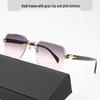 Trendy Frameless Fashion Sunglasses for Men & Women - European & American Style