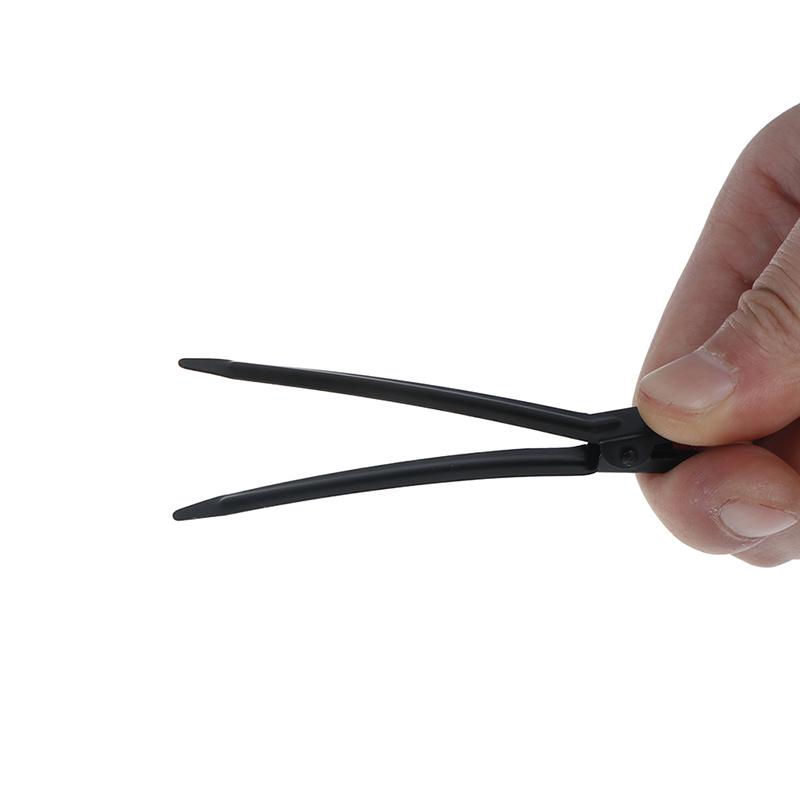 10 Stück Professionelle Metall Haarspangen Abteilen Salon Friseurbedarf Lockenwickler Griff