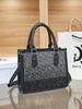 Gradient Rhinestone Tote Bag - Women's High-End, Large Capacity, Diamond-Studded Shoulder Handbag