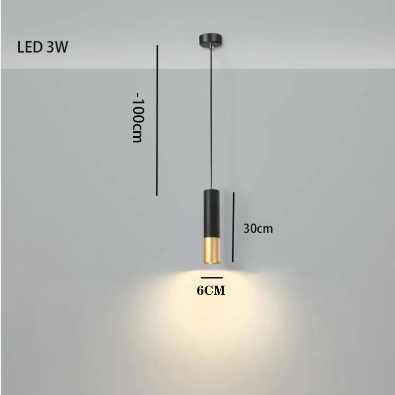 Moderne Lustre Minimalist LED Kronleuchter Pendelleuchten Nordisches Schlafzimmer Nachttisch Lange Linie Licht Pendelleuchte Wohnkultur