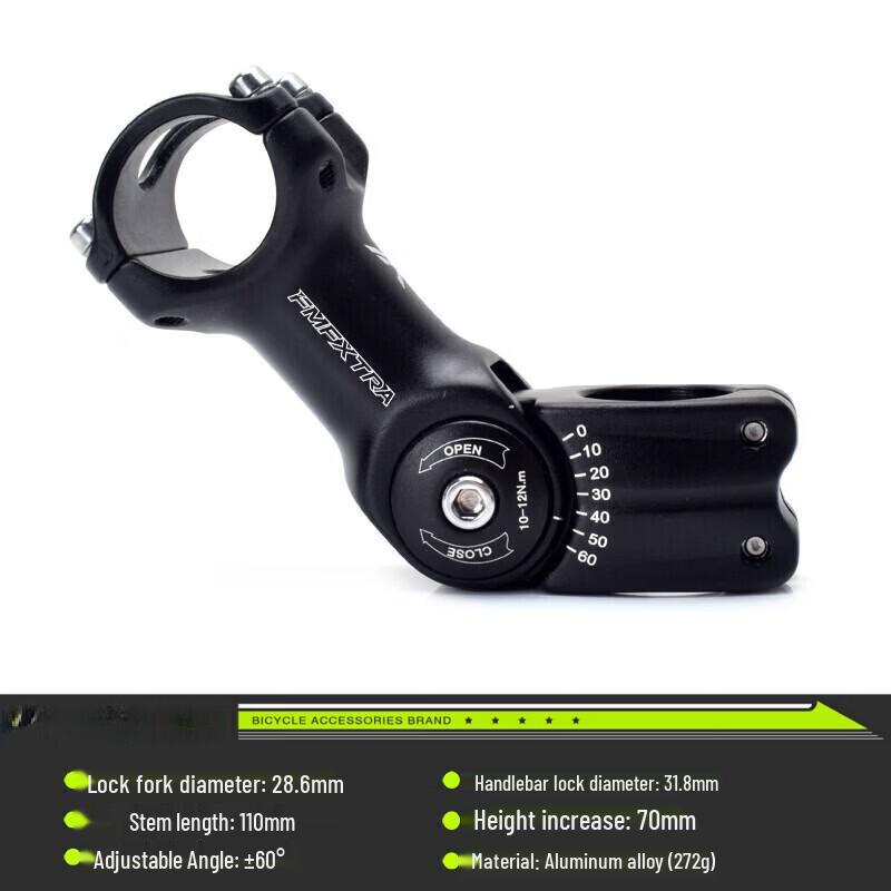 Adjustable Bike Handlebar Stem Raiser