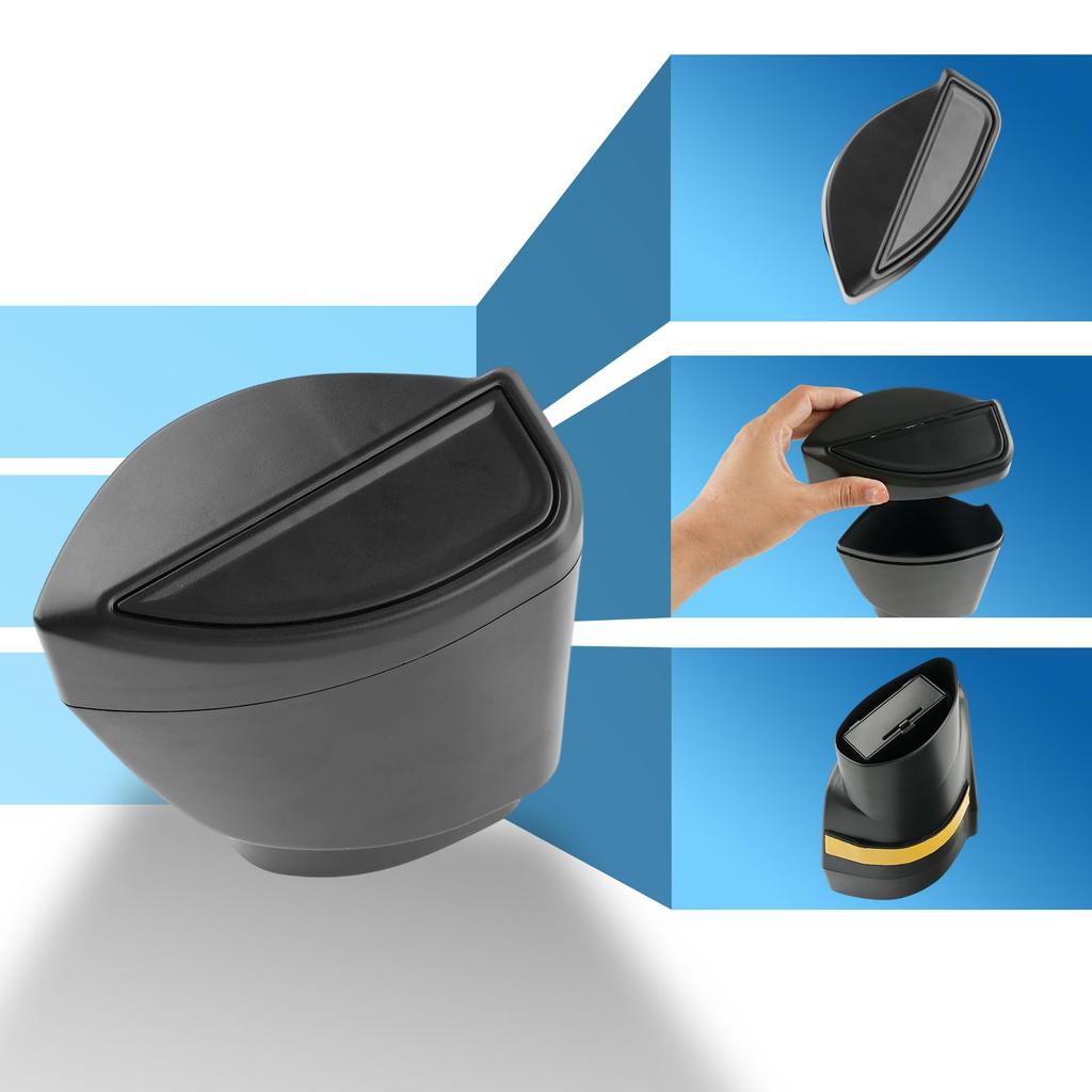 of 2 Toyota New Alphard Vellfire 40 Series Dedicated 2nd Row Trash Can Door Trash Can ABS Material 40 Alphard Dust Box Car Side Box Storage Box