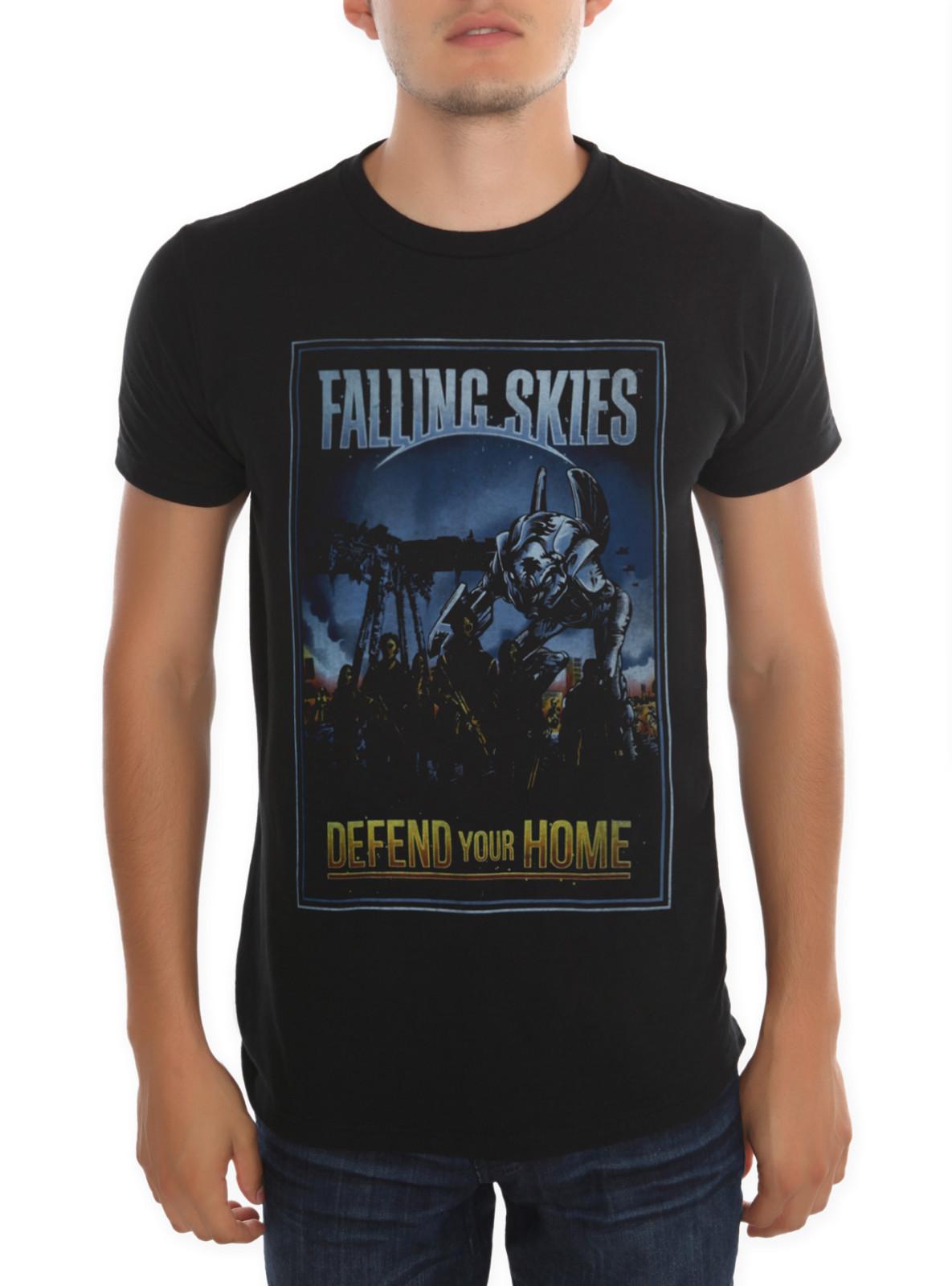 Falling Skies Defend Your Home Slim-Fit T-Shirt, TNT Series S разноцветный