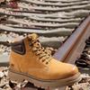 Camel Men's Winter Plush Lined Thick-Soled Work Boots